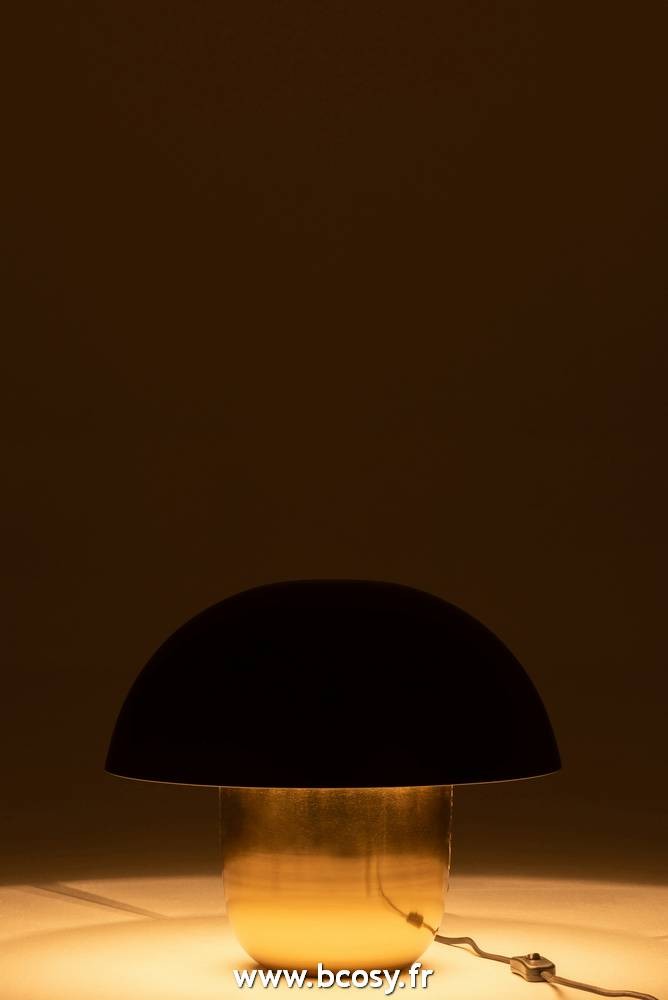 lampe métal champignon jolip