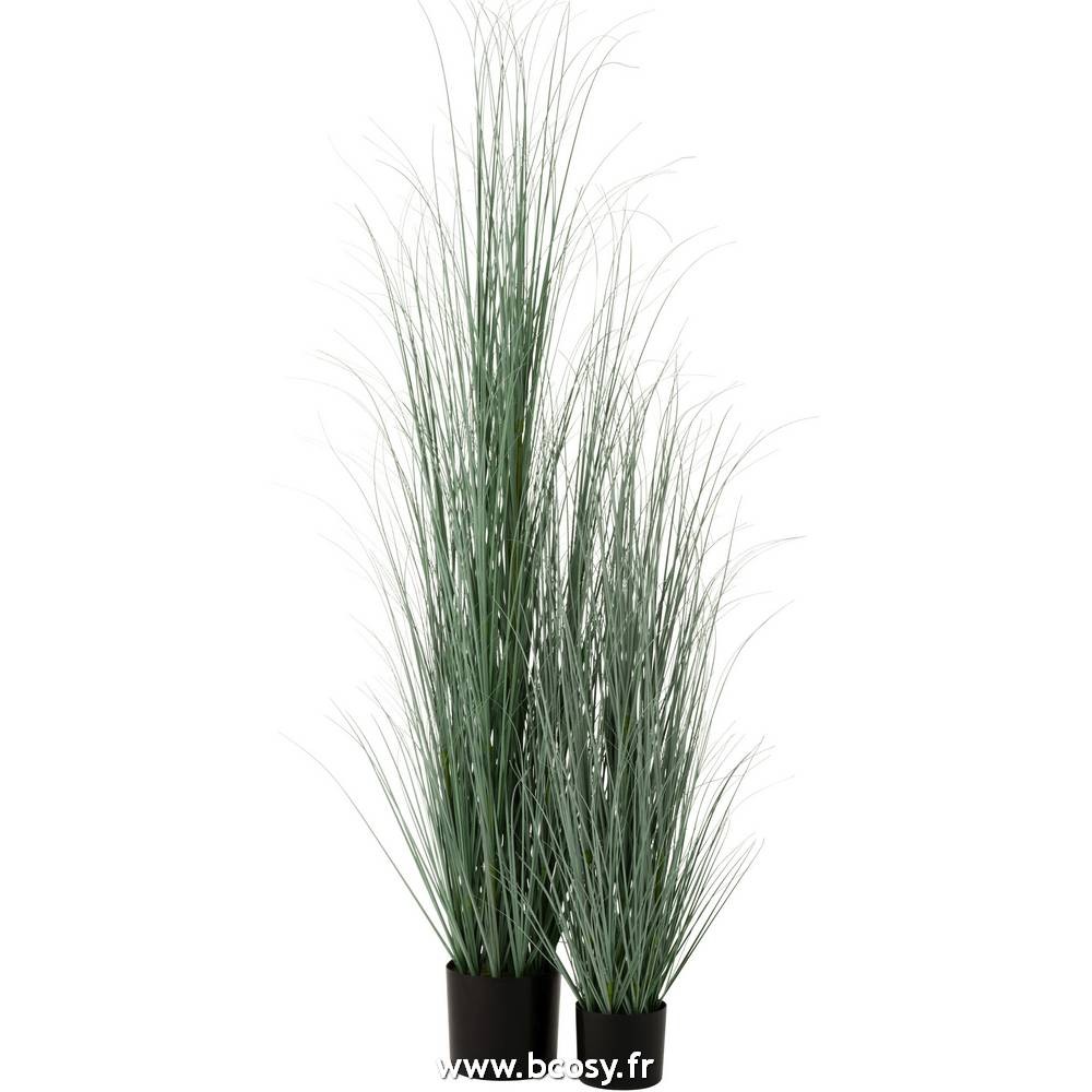 J-Line Herbes+Graminees+Pot En Metal Plastique Vert Medium Jline 83460 by  Jolipa 83460 <span style=font-size: 6pt;> plantes </span> - Herbe -   LE PLUS GRAND Boutique Webshop Officielle J-Line Vente en Ligne  JLine bij