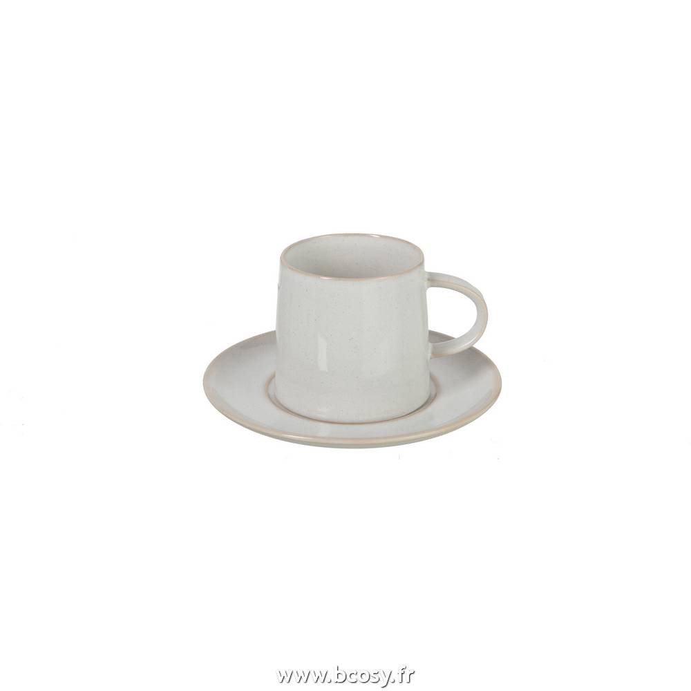 J-Line Tasse+Sous-Tasse Noa Porcelaine Blanc Ø16 Jline 98314 by Jolipa  98314 Assortiment de 4 pcs <span style=font-size: 6pt;> tasses-de-cafe-avec-sous-tasse  </span> - Series -  LE PLUS GRAND Boutique Webshop Officielle J-Line  Vente en